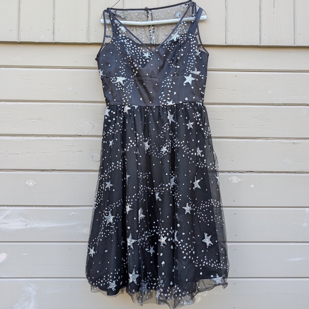 Hell Bunny Cosmic Love Starry Tulle Dress - Picture 2 of 2